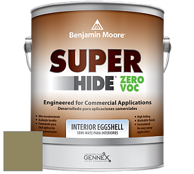 Benjamin Moore 357 Super Hide Zero Voc Interior Eggshell краска цвет 504 Nature's Reflection