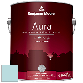 Benjamin Moore Aura 631 Waterborne Exterior Satin Finish краска цвет 743 Picture Perfect