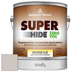 Benjamin Moore 355 Super Hide Zero Voc Interior Flat краска цвет AF-680 