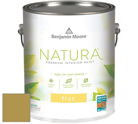 Benjamin Moore 512 Natura Interior Flat Finish матовая краска цвет 385 Savannah Moss