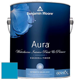 Benjamin Moore Aura 524 Waterborne Interior Eggshell Finish краска цвет NCS S 1565-B 