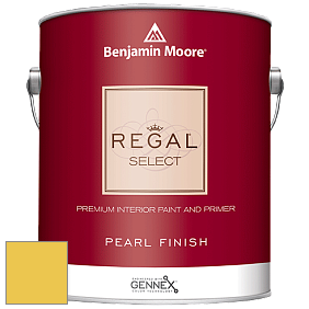 Benjamin Moore 550 Regal Select Waterborne Interior Pearl Finish краска цвет 363 Lemon Grove