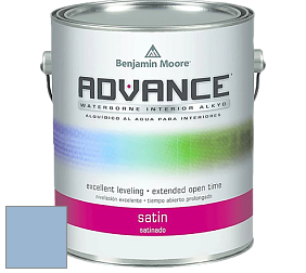 Benjamin Moore 792 Advance Interior Paint-Satin эмаль цвет 822 Riviera Azure