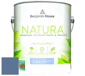 Benjamin Moore 513 Natura Interior Eggshell Finish краска с блеском цвет 825 Blue Nova