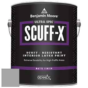 Benjamin Moore 484 Ultra Spec SCUFF-X Interior Matte Finish краска цвет NCS S 3502-R50B 