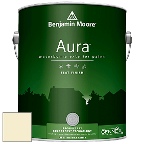 Benjamin Moore Aura 629 Waterborne Exterior Flat Finish краска цвет OC-106 Man on the Moon