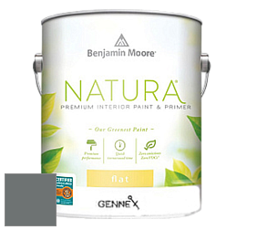 Benjamin Moore 514 Natura Interior Semi-Gloss Finish краска цвет 1595 Rocky Coast