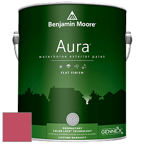 Benjamin Moore Aura 629 Waterborne Exterior Flat Finish краска цвет 2003-30 Berry Wine