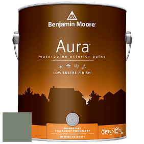 Benjamin Moore Aura 634 Waterborne Exterior Low Lustre Finish краска цвет AF-475 