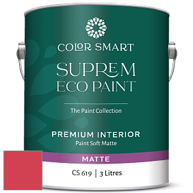 COLOR SMART CS 619 SUPREM ECO PAINT матовая краска цвет RAL 3018 
