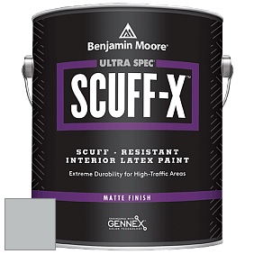 Benjamin Moore 484 Ultra Spec SCUFF-X Interior Matte Finish краска цвет AF-695 