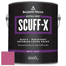 Benjamin Moore 484 Ultra Spec SCUFF-X Interior Matte Finish краска цвет 1348 Razzle Dazzle