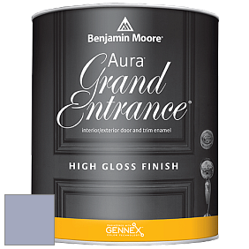 Benjamin Moore Aura 148 Grand Entrance High Gloss эмаль цвет 1412 Central Mauve