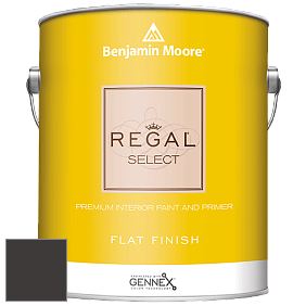 Benjamin Moore 547 Regal Select Waterborne Interior Flat Finish краска цвет RAL 8019 