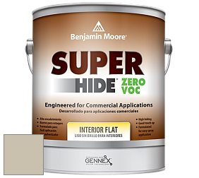 Benjamin Moore 355 Super Hide Zero Voc Interior Flat краска цвет 976 Coastal Fog