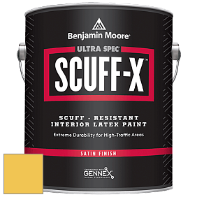 Benjamin Moore 486 Ultra Spec SCUFF-X Interior Satin Finish краска цвет 356 Sunny Afternoon