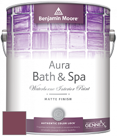 Benjamin Moore Aura 532 Bath & Spa Waterborne Interior Paint Matte Finish краска цвет 2083-20 Cranberry Cocktail