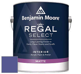 Benjamin Moore 548 IRegal Select Interior Paint - Matte краска цвет 2068-30 Scandinavian Blue