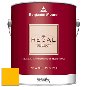 Benjamin Moore 550 Regal Select Waterborne Interior Pearl Finish краска цвет 2021-20 Lemon