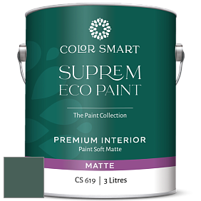 COLOR SMART CS 619 SUPREM ECO PAINT матовая краска цвет 644 Garden Cucumber
