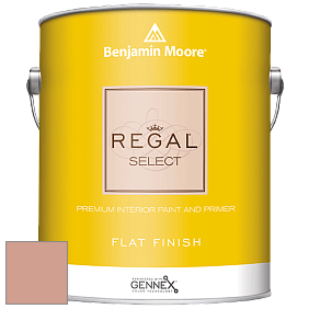 Benjamin Moore 547 Regal Select Waterborne Interior Flat Finish краска цвет 1193 Palazzo Pink