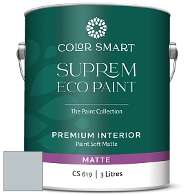 COLOR SMART CS 619 SUPREM ECO PAINT матовая краска цвет NCS S 2005-B20G 