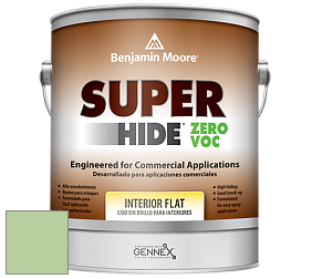 Benjamin Moore 355 Super Hide Zero Voc Interior Flat краска цвет NCS S 1030-G30Y 