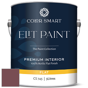 COLOR SMART CS 745 ELIT PAINT глубокоматовая моющаяся краска цвет 2082-20 Plum Raisin
