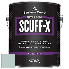 Benjamin Moore 484 Ultra Spec SCUFF-X Interior Matte Finish краска цвет 688 Seacliff Heights
