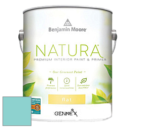 Benjamin Moore 514 Natura Interior Semi-Gloss Finish краска цвет 731 Surf City