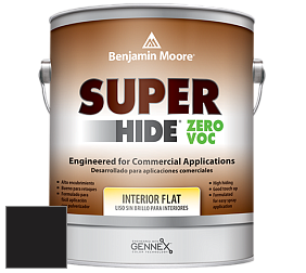 Benjamin Moore 355 Super Hide Zero Voc Interior Flat краска цвет RAL 8022 