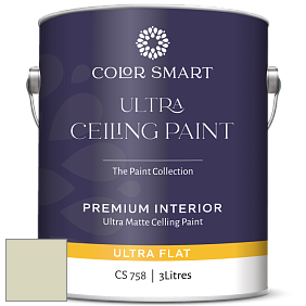 COLOR SMART CS 758 ULTRA CEILING PAINT ультраматовая краска цвет 499 Glazed Green