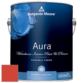 Benjamin Moore Aura 524 Waterborne Interior Eggshell Finish краска цвет NCS S 1085-Y80R 