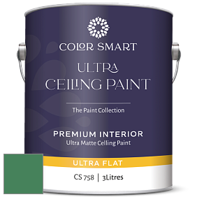 COLOR SMART CS 758 ULTRA CEILING PAINT ультраматовая краска цвет 2038-20 Irish Clover