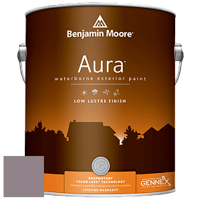 Benjamin Moore Aura 634 Waterborne Exterior Low Lustre Finish краска цвет 1448 Frozen in Time