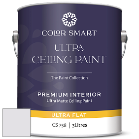 COLOR SMART CS 758 ULTRA CEILING PAINT ультраматовая краска цвет 2117-70 Dreamy Cloud