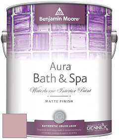 Benjamin Moore Aura 532 Bath & Spa Waterborne Interior Paint Matte Finish краска цвет NCS S 2020-R10B 