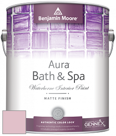 Benjamin Moore Aura 532 Bath & Spa Waterborne Interior Paint Matte Finish краска цвет NCS S 1020-R20B 