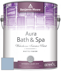 Benjamin Moore Aura 532 Bath & Spa Waterborne Interior Paint Matte Finish краска цвет 829 Sunrise