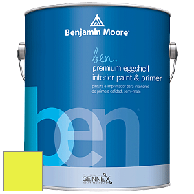 Benjamin Moore Ben W626 Premium Interior Latex Eggshell краска цвет RAL 1016 