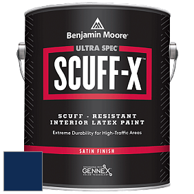 Benjamin Moore 486 Ultra Spec SCUFF-X Interior Satin Finish краска цвет RAL 5026 