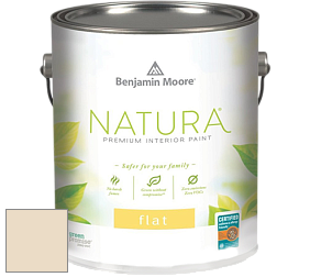 Benjamin Moore 512 Natura Interior Flat Finish матовая краска цвет 956 Palace White
