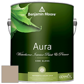 Benjamin Moore Aura 528 Waterborne Interior Semi-gloss Finish краска цвет AF-140 