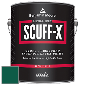 Benjamin Moore 486 Ultra Spec SCUFF-X Interior Satin Finish краска цвет NCS S 5540-B90G 