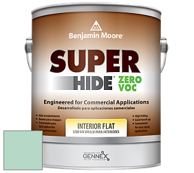 Benjamin Moore 355 Super Hide Zero Voc Interior Flat краска цвет NCS S 1020-B90G 