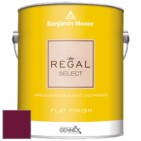 Benjamin Moore 547 Regal Select Waterborne Interior Flat Finish краска цвет RAL 4004 