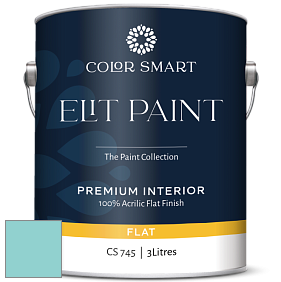 COLOR SMART CS 745 ELIT PAINT глубокоматовая моющаяся краска цвет NCS S 1030-B40G 