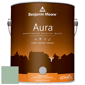 Benjamin Moore Aura 634 Waterborne Exterior Low Lustre Finish краска цвет 627 Spring Break