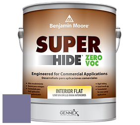 Benjamin Moore 355 Super Hide Zero Voc Interior Flat краска цвет NCS S 4030-R60B 