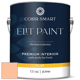 COLOR SMART CS 745 ELIT PAINT глубокоматовая моющаяся краска цвет 137 Peach Pudding